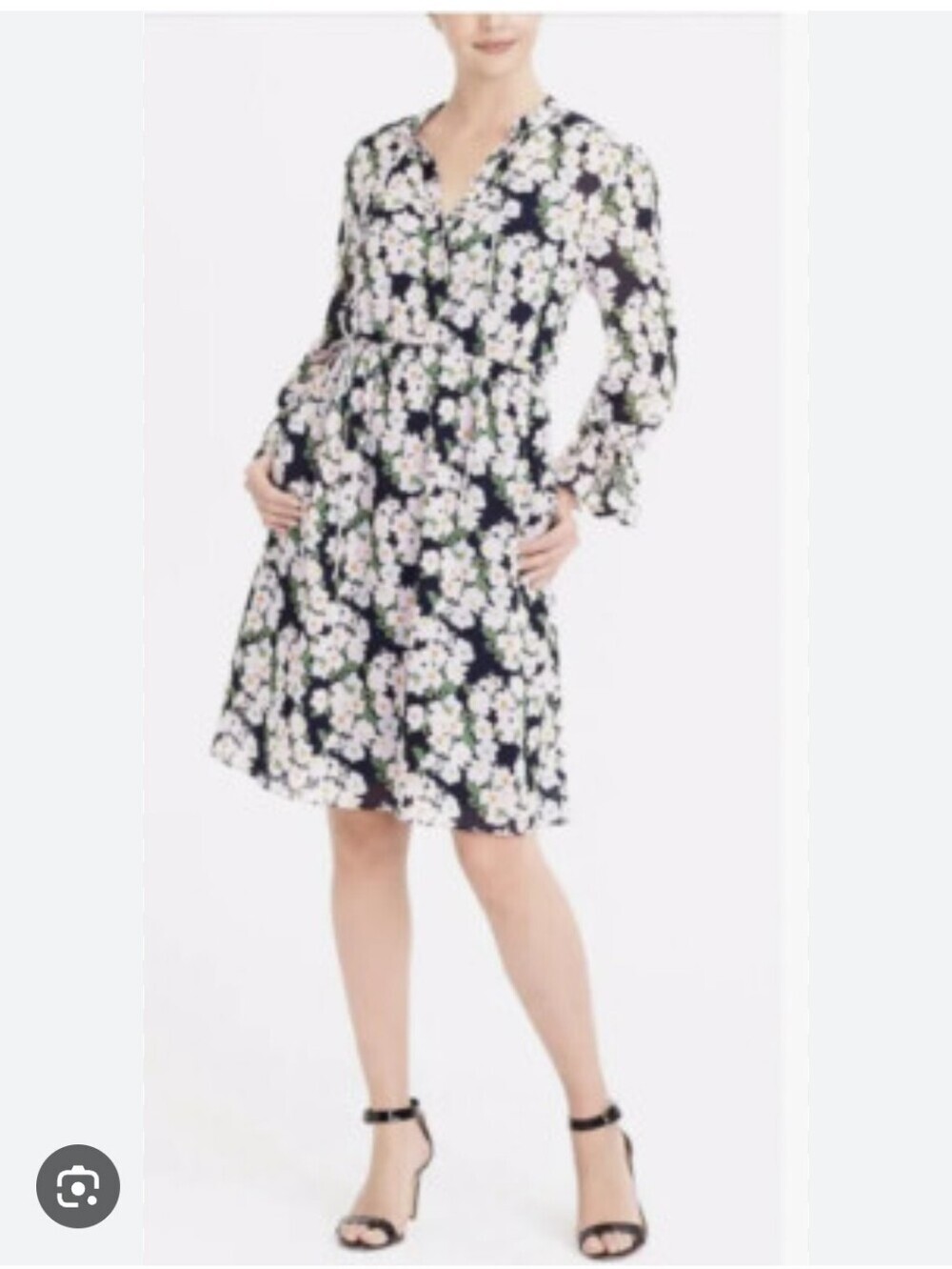 J.CREW Mercantile Floral Chiffon Sheer Dress Sz S